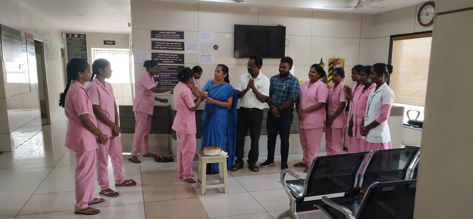 Staff nurse S.Sandhiya Birthday Celebration 